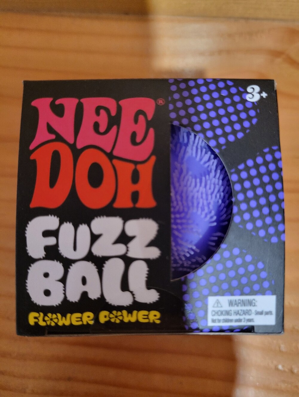 Needoh Fuzz Ball Flower Power - Purple